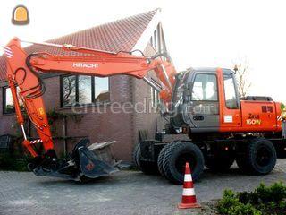 Hitachi ZX160W Omgeving De Ronde Venen
