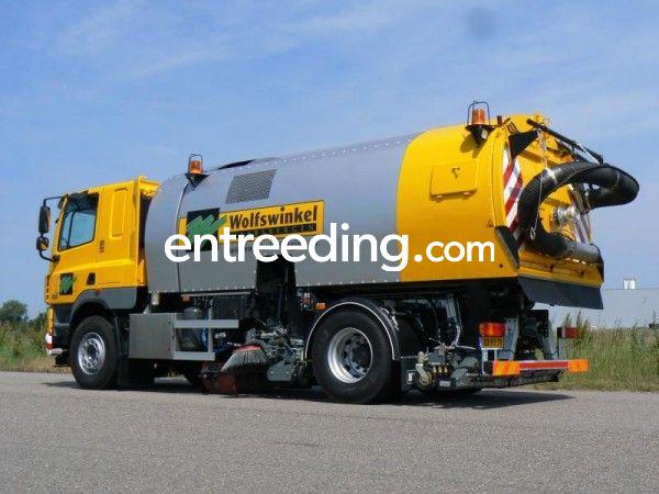 Reinigen en vegen van verhardingen