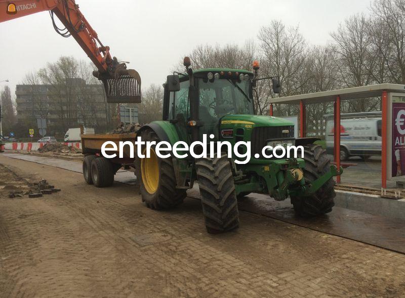 John Deere + 6m3 kipper