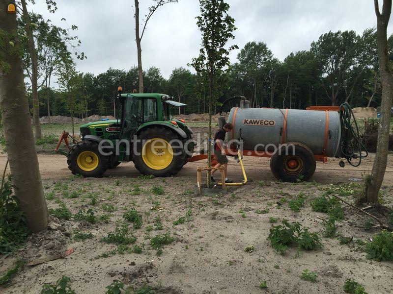 Trekker + 5m3 waterwagen