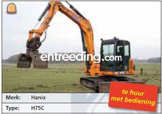Hanix H75C Omgeving Hilversum