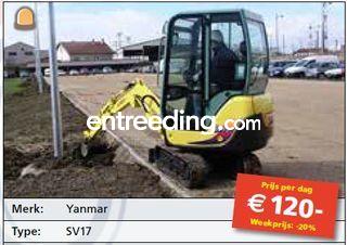 Yanmar SV17 Omgeving Hilversum