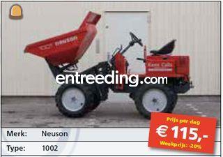 Neuson 1002 Omgeving Hilversum
