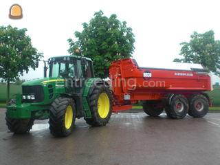 John Deere 7530 + Beco ha... Omgeving Maasdriel