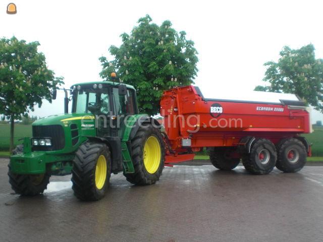 John Deere 7530 + Beco haakarm carrier