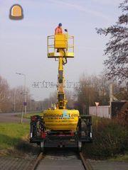 Hitachi Railhoogwerker Omgeving De Drechtsteden