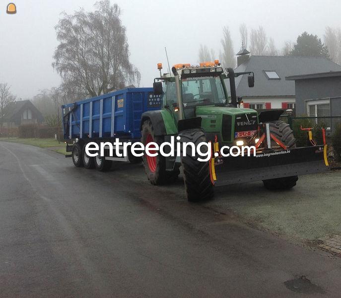 Fendt met kipperaanhanger