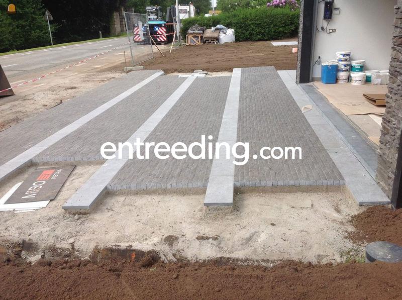 Aanleggen opritten, parkings, paden