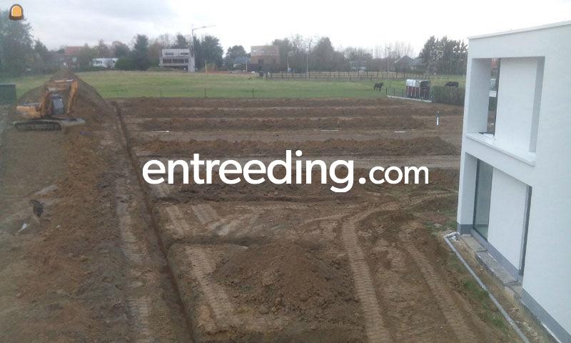 Grondwerken, nivelleren met laser