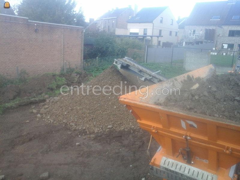 Grondwerken, nivelleren met laser