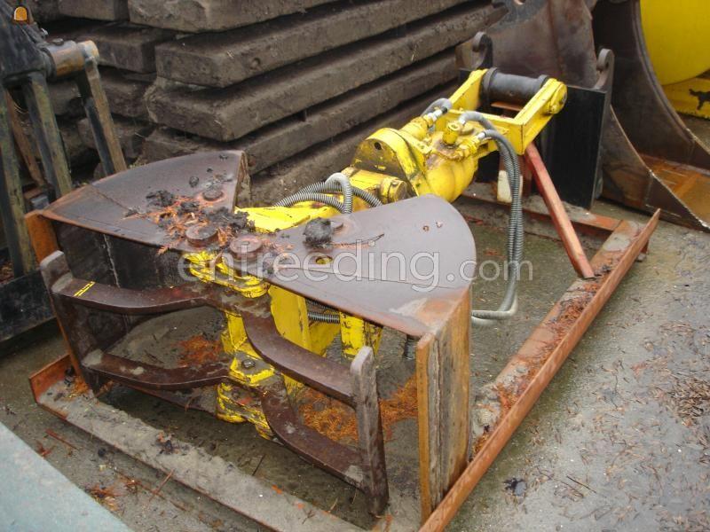 Hydraulische knijper roterend