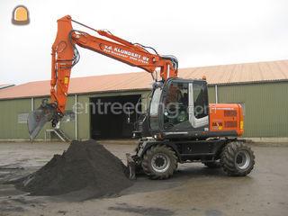 Hitachi ZX 140W-3 Omgeving Tholen