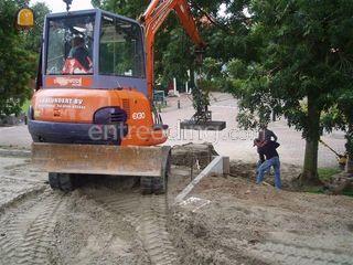 Hitachi EX30 Omgeving Tholen