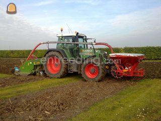 Fendt 820 met celli spitz... Omgeving Tholen