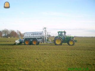 John Deere + Mesttank Omgeving Alphen a/d Rijn