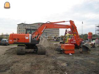 Hitachi ZX 160 Omgeving Alphen a/d Rijn