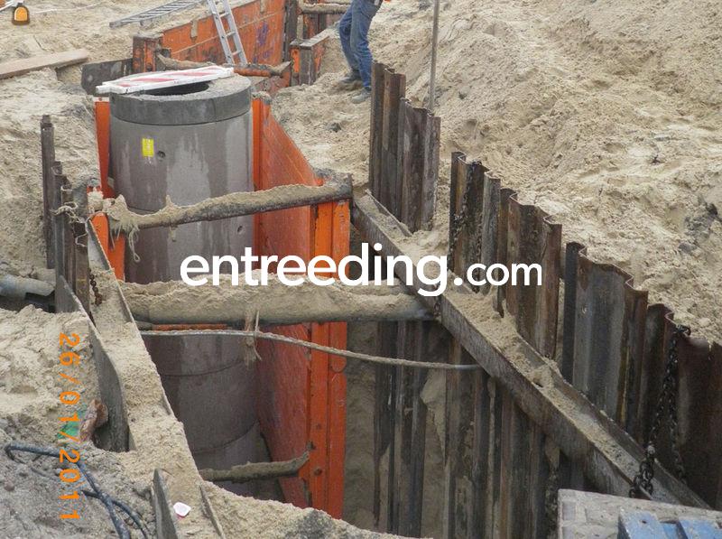 Beschoeiing van bouwputten