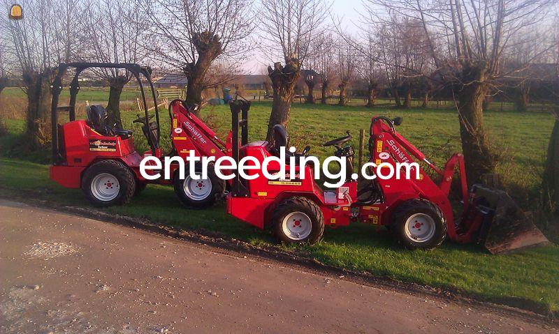 Mini-shovel 1.44 tot 2.77 ton