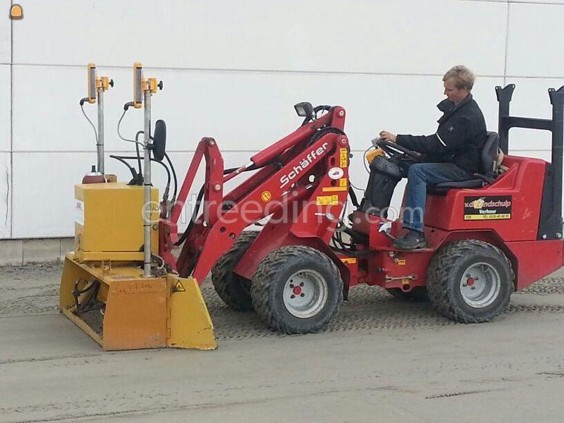 (mini)shovel met kilverbak