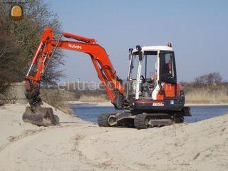 Kubota KX101 Omgeving Voorne-Putten