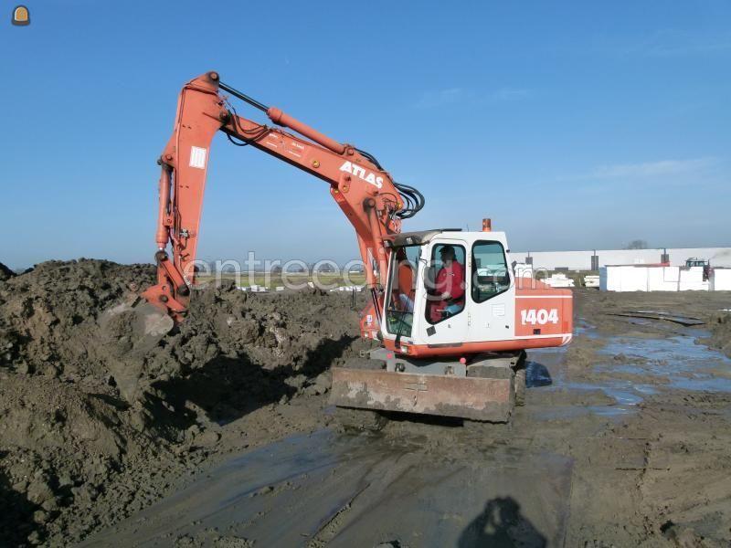 Mobiele graafmachine Atlas 1404