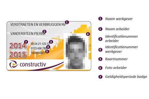 Construbadge vanaf 1 okto...