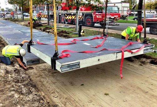 Aanvang aanleg fietspad m...