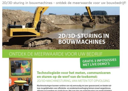 Infosessies 2D en 3D stur...