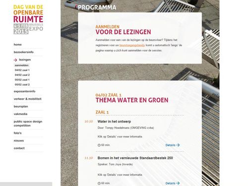 Aanmelden lezingen Dag va...