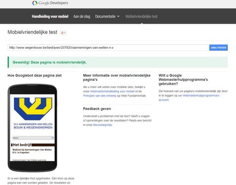 Is uw website Mobile Frie...