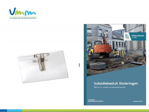 Subsidiëring van rioleri...