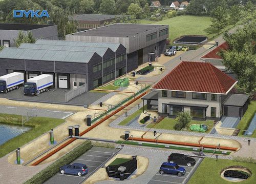 Thema Dyka stand; Integra...