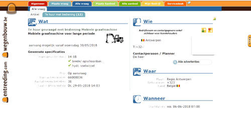 Recent aangeboden en gevr...